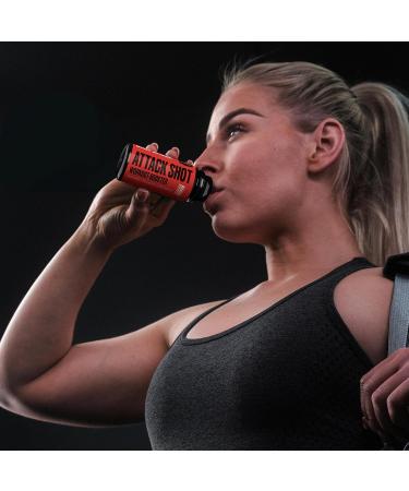 Body Attack Pre Workout Booster Shot - Wildberry | 20 x 60ml | Energy Drink with Caffeine Taurine Beta-Alanine & L-Citrulline for Intensive Workouts | International Shipping Available - Buy Online on GoSupps.com