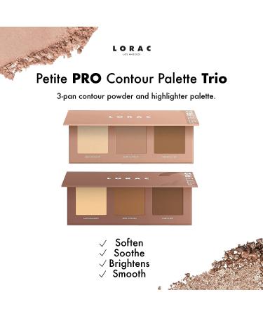 LORAC Petite PRO Contour Powder Palette Highlighter Trio - Achieve flawless contours with this compact trio - Buy Online on GoSupps.com