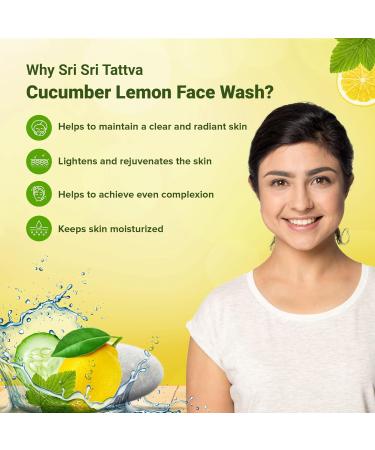 Sri Sri Ayurveda Cucumber Face Wash 60ml | Refreshing Natural Skincare for All Skin Types - Shop Internationally - Buy Online on GoSupps.com