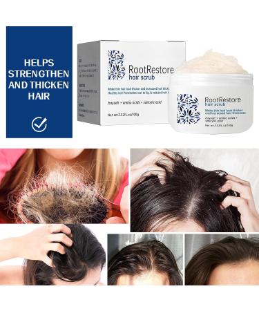 100g Hair Scrub for Scalp Exfoliating Hair Mask with Salicylic Acid & Sea Salt to Reduce Hair Loss Remove Buildup Soothe Itchy Scalp and Promote Thicker Healthier Hair Growth - Buy Online on GoSupps.com
