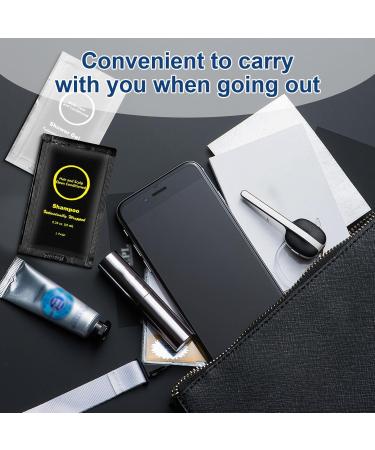 Travel Size Shampoo & Body Wash Bulk - Mini Hotel Toiletries (60 Pack) | Individually Wrapped Shower Gel for Guests - Buy Online on GoSupps.com