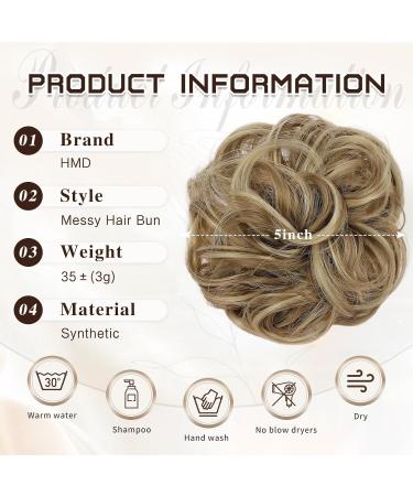 HMD Messy Bun Hair Piece - Wavy Curly Scrunchies for Women | Elastic Band Hairpieces & Updos (18TH85) - International Shipping Available - Buy Online on GoSupps.com