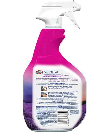 Clorox Scentiva Multi Surface Cleaner Spray Bottle 32oz Tuscan Lavender & Jasmine - Pack of 6 - Buy Online on GoSupps.com