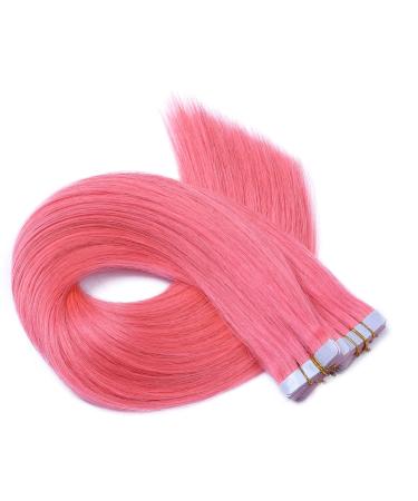 Shop 100% Remy Real Hair Tape-In Extensions - Pink 60cm - 10 Bricks - Tress by Novon - Buy Online on GoSupps.com