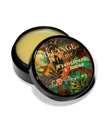 Melange Frangipani & Amber Solid Perfume Single .56 ounces (Frangipani & Amber)