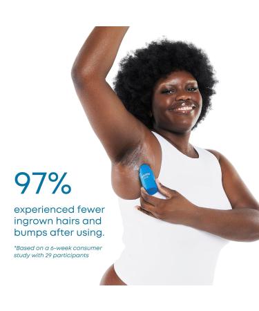 Bushbalm Roller Rescue Ingrown Hair Serum | Exfoliating AHA & BHA for Razor Bumps Soothing Cooling for Intimate Areas & Underarms - 50ml - Buy Online on GoSupps.com