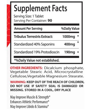 TRIBULUS TERRESTRIS Extract Tribulus Capsules Non-GMO Extract Authentic Tribulus Source Daily Herbal Supplement Ancient Herb Extract Vegan-Friendly Supplement Wild-harvested Herb 2Bot - Buy Online on GoSupps.com