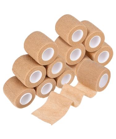 Milisten 12 Rolls Adhesive Sports Adhesive Sports Tape Cohesive Adhesive Wrist Tape Tape Sticky Wraps