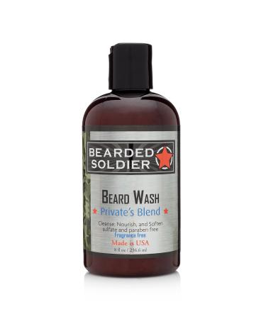 Bearded Soldier Beard Wash Private's Blend 8 oz