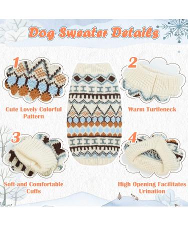 Hjumarayan Boho Dog Sweater - Stylish Thick Christmas Sweater for Medium-Sized Dogs | Perfect for French Bulldogs & More - Buy Online on GoSupps.com