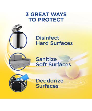 Lysol Disinfectant Spray 19oz, Lemon Breeze - Pack of 2 - Buy Online on GoSupps.com