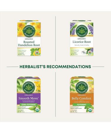 Traditional Medicinals - Organic Smooth Move Laxative Herbal Tea - Gentle Overnight Relief Of Occasional Constipation - 16 Count (Pack of 6) (Package May Vary) Organic Smooth Move Smooth Move 16 Count (Pack of 6) - Buy Online on GoSupps.com