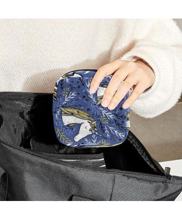 Women's Bonds Storage Pockets Stillpad Halter Unicorn Pattern - Portable Period Kit for Girls | Stylish Feminine Product Bag - Buy Online on GoSupps.com