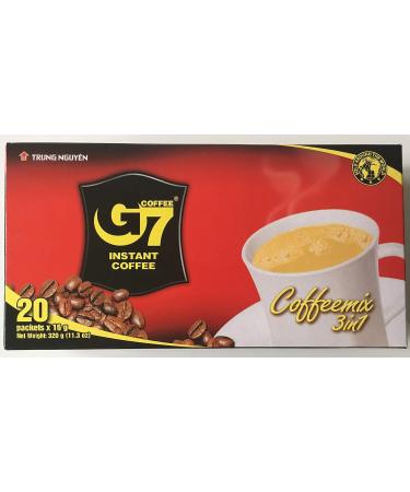 TRUNG NGUYEN G7 Instant Coffee (Coffee Mix 3in1) 16g X 21 bags Vietnamese Coffee - Buy Online on GoSupps.com