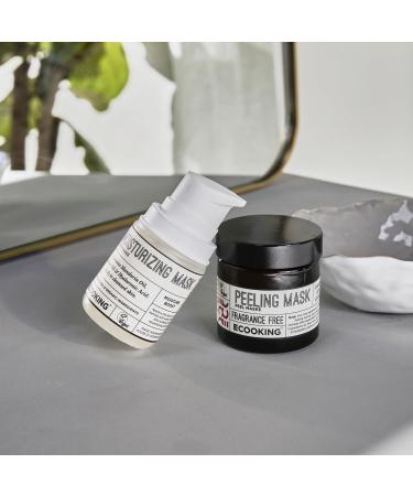 Ecooking Premium Quality Moisturizing Face Mask - 50ml Lightweight Hydrating and Regenerating Treatment with Organic Ingredients - Cucumber Water Aloe Vera Mandarin Oil Almond Oil With Fragrance - Buy Online on GoSupps.com
