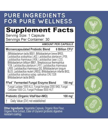 TriActive Biotics Daily Care - Probiotics for Women and Men Prebiotic Blend with 6 Billion CFU - Probiotics for Digestive Health - Support Gut Health Immune Defense - 30 Capsules 30 Count (Pack of 1) - Buy Online on GoSupps.com