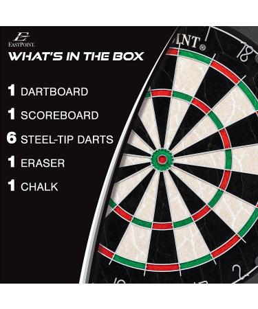 EastPoint Sports Bristle Dartboard and Cabinet Set with Easy Assembly - Complete with Accessories and Scoreboard - Buy Online on GoSupps.com