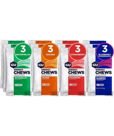 GU Energy Gel 24-Count Assorted Flavors and GU Energy Chews 12-Bag 24-Serving Variety Pack Bundle - Buy Online on GoSupps.com