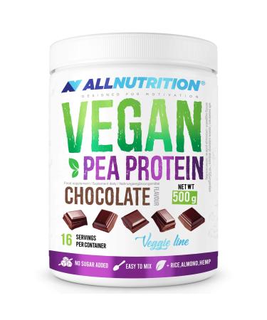 Allnutrition Vegan Pea Protein, Chocolate - 500g