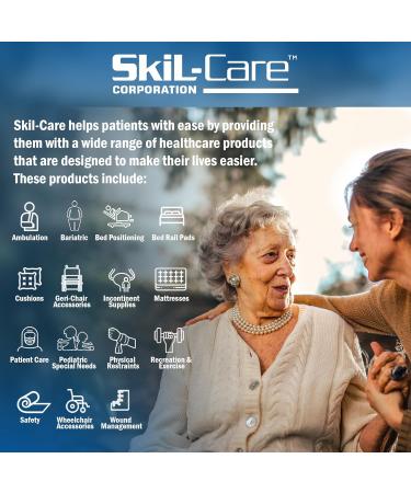 Skil-Care Cozy Cloth Foam Heel Cushion - Universal Reduces Heel Pressure Soft Foam Velcro Closure Washable 1 Pair - International Shipping Available - Buy Online on GoSupps.com