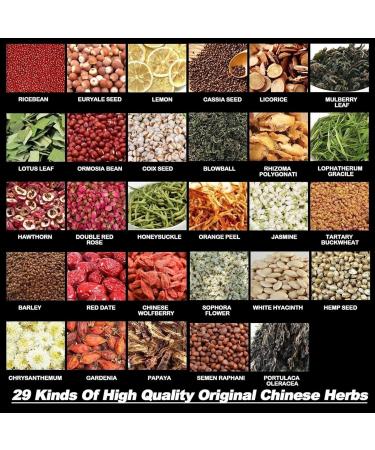 29 Flavors of Ancient Formula Tea New Upgrade Liver Care Tea Liver Care Tea-Health Tea and Camellia Tea Ancient Wet Tea Meat is Lost Tea for 7 Days Healthy Fast Shape & Cleanse Body (Color : 4pcs - Buy Online on GoSupps.com