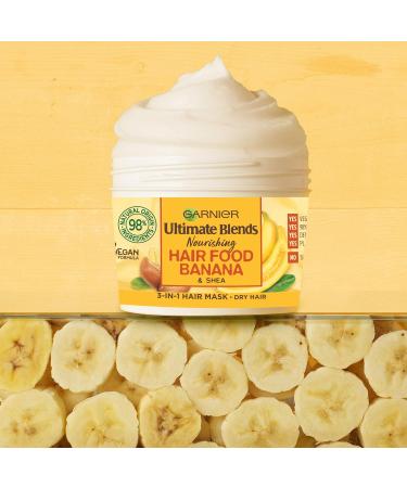Garnier Ultimate Blends Banana 3-in-1 Hair Food Mask Twin Pack - Best Hair Care for Dry Hair 390ml - Buy Online on GoSupps.com