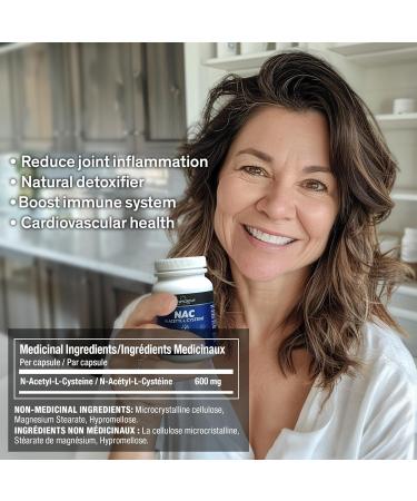 NAC Supplement 600mg 100% Pure & Pharmaceutical Grade - N-Acetyl-L-Cysteine - 240 Veggie Capsules 8 Month Supply of Immune Booster Supplements - Stay Strong and Resilient 240 count (Pack of 1) - Buy Online on GoSupps.com