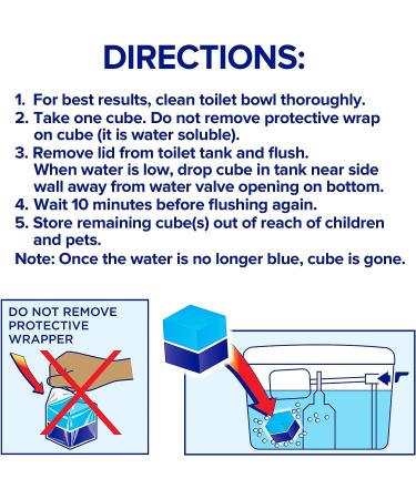 Soft Scrub In-Tank Toilet Cleaner Duo-Cubes Sapphire Waters - 4 Count - Buy Online on GoSupps.com