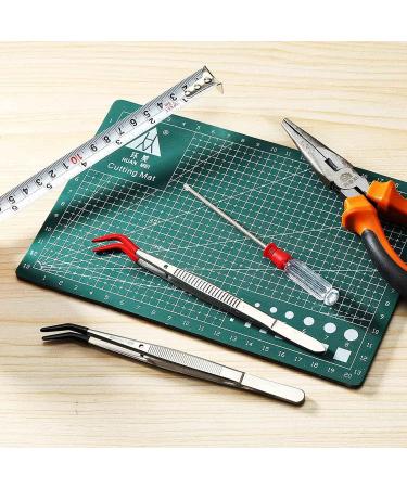 Daweglop 2 Pieces Curved Tweezers - Stainless Steel with Rubber Tips for Laboratory & Jewelry Making - International Shipping Available - Buy Online on GoSupps.com