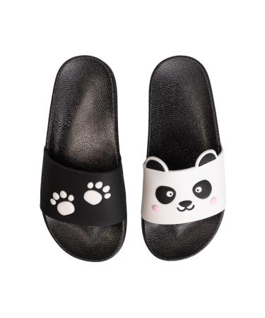 Dedoles bathing shoes lots of funny designs book coffee cat party pizza dachshund fuchs panda dolphin gift color: panda paw size: 32 EU