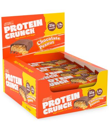 Applied Nutrition Protein Crunch Milk Chocolate Peanut 12X62g