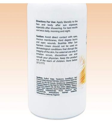 BoaVida After Sun Lotion 16oz - Moisturizing Cream to Soothe Dry, Sunburned Skin | Tan Enhancer, Itch Relief, Redness Reduction | Central Solutions Inc - Buy Online on GoSupps.com