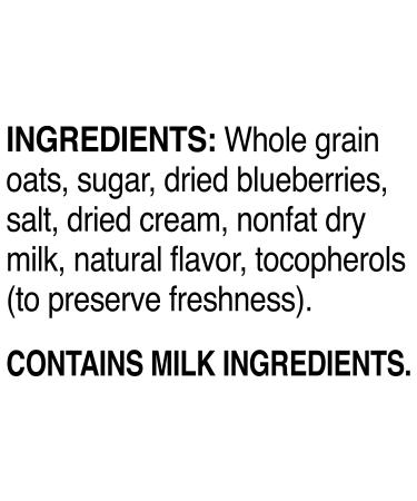Quaker Instant Oatmeal Breakfast Cereal  Blueberries and Cream  8 Packets  Net Wt. 8.4 Ounce Blueberries & Cream - Buy Online on GoSupps.com