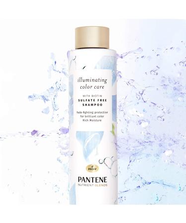 Pantene Sulfate-Free Shampoo & Conditioner Set with Biotin | Illuminating Color Care & Hair Mask Treatment Bundle - Buy Online on GoSupps.com