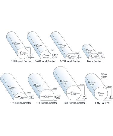 EARTHLITE Bolster Pillow 3/4 Round  Durable Massage Bolster  100% PU Upholstery incl. Strap Handle/Professional Quality for Massage Tables/Back Pain Relief Mystic Blue - Buy Online on GoSupps.com