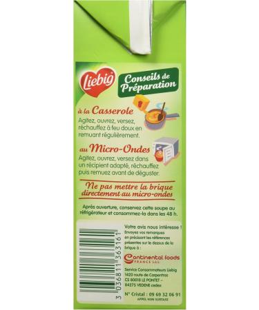 Liebig Pur Soup' Moulin of 10 Assorted Vegetables 1 L Brick - Pack of 4 - Buy Online on GoSupps.com