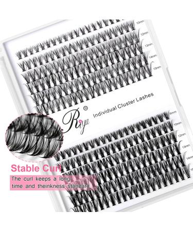 Riya 20D-30D Eyelash Clusters Extension Kit - 240pcs D Curl Wispy Lashes for DIY Volume Look at Home - Buy Online on GoSupps.com