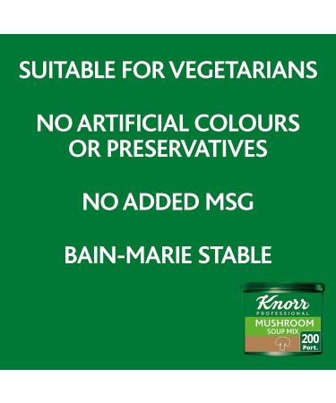 Knorr Professional Mushroom Soup Mix 200 Portions - 2.21 kg (Pack of 1) - Buy Online on GoSupps.com