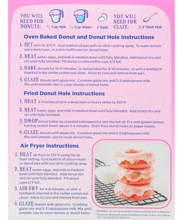 Funfetti Pink Vanilla Cake Donut Mix with Candy Bits 459g - Buy Online on GoSupps.com