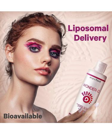 Codeage Liposomal Wonder-D Vitamin D3 1000 IU Vegan Liquid Drops with B12, K2 & Vitamin E, Non-GMO, Plant-Based, Mixed Berry Flavor - 7.6 fl oz - Buy Online on GoSupps.com