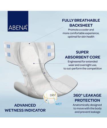 Abena Abri-Form Premium Incontinence Briefs Level 4 - Small 22 Count - Buy Online on GoSupps.com