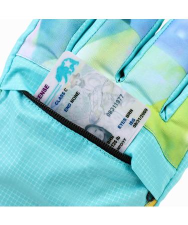 Yidomto Winter Waterproof Ski Gloves - Light Blue - Women's and Boys 12-14 - Buy Online on GoSupps.com