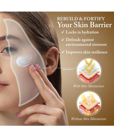 ELLA PURE Peptide Face Moisturizer with Collagen Peptides & Natural Oils - Hydrating Cream with Vitamin B5 Aloe Vera & Organic Botanicals for Daily Skin Care - Nourishing Formula for All Skin Types - Buy Online on GoSupps.com