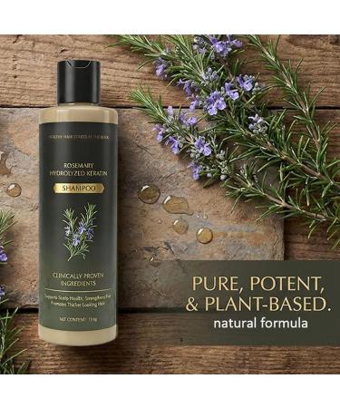 Shampooing pour la repousse des cheveux | Shampooing Volumisant Renfor ant | Soins capillaires amincissants soins volumisants et fortifiants pour hommes et femmes cuir chevelu sensible matin et soi - Buy Online on GoSupps.com