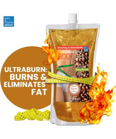 Bleumarine Bretania Anti-Cellulite Gel - Coffee & Seaweed Formula | Vitamin B3 & E | Natural Spa Treatment | 1000ml Multicolored Pack - Buy Online on GoSupps.com