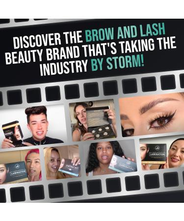 Eyebrow and Lash Kit - Brown & Black | Instant Color | 10 Applications | Vegan 2-in-1 | Perfect for Brow Lamination - Buy Online on GoSupps.com