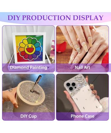 Andibro Rhinestone Picker Tool Set Dual-end Diamond Dotting Pens Wax Pencil Acrylic Pickup Kit for Nail Gems Stones DIY Nail Art Crafts 2 Dotting Pen 2 Wax Tip 2 Nail Art Tweezer(Black+White) - Buy Online on GoSupps.com
