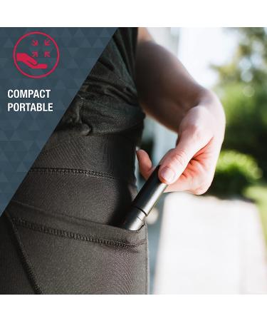 SABRE Mighty Discreet Pepper Spray 2 Pack - 16 Bursts, Ultra-Compact Design, UV Marking Dye - Snap Clip Black - Buy Online on GoSupps.com