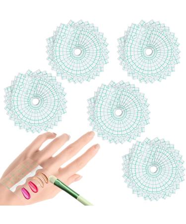 Niceneeded 150 piece of make-up hand pallet sticker disposable adhesive pallet for nail art transparent disposable cosmetic-pallet-waterproof make-up adhesive tape