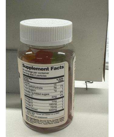 Organic Gummies - No Artificial Colors or Flavors Just Pure Goodness 80 Count (Pack of 1) - Buy Online on GoSupps.com